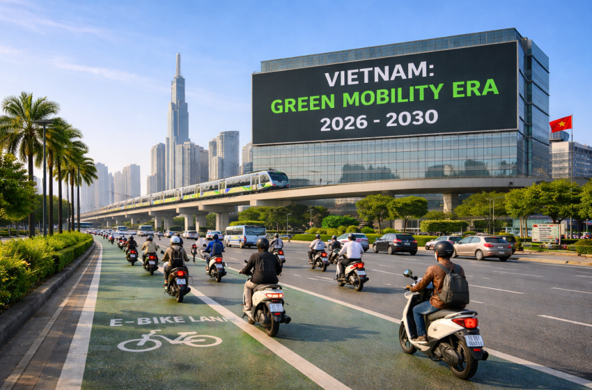  Thị trường xe máy điện Việt Nam 2026 – 2030:  Kỷ nguyên giao thông xanh và cuộc thanh lọc quy mô lớn