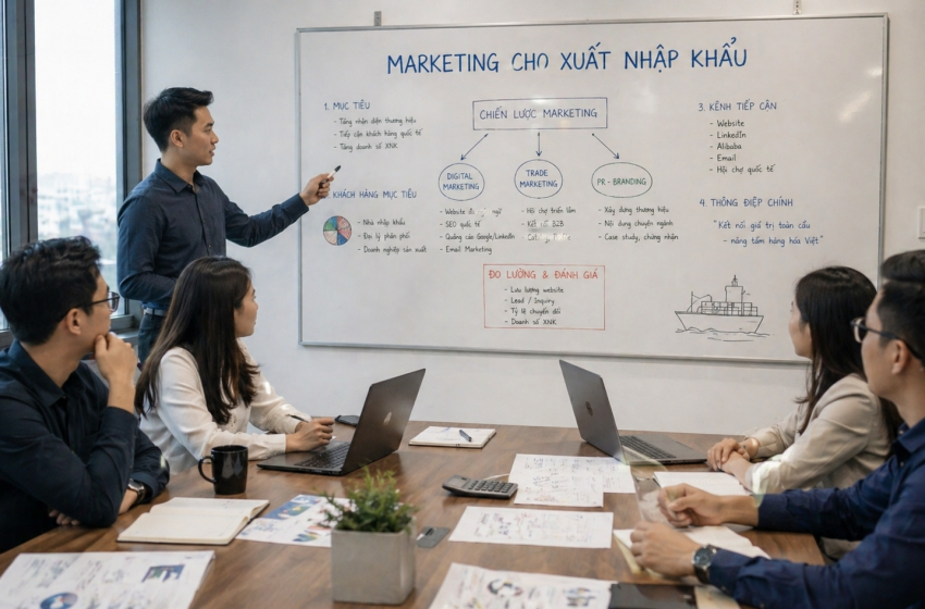  Tại sao doanh nghiệp xuất khẩu cần hệ thống marketing bài bản thay vì làm theo chiến dịch ngắn hạn?