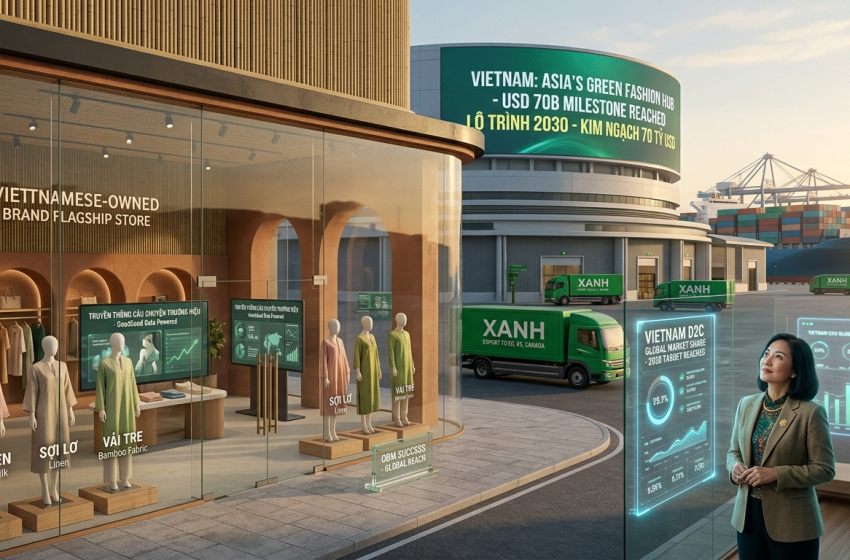  Dệt may Việt Nam 2030: Từ công xưởng gia công đến thủ phủ thời trang xanh toàn cầu