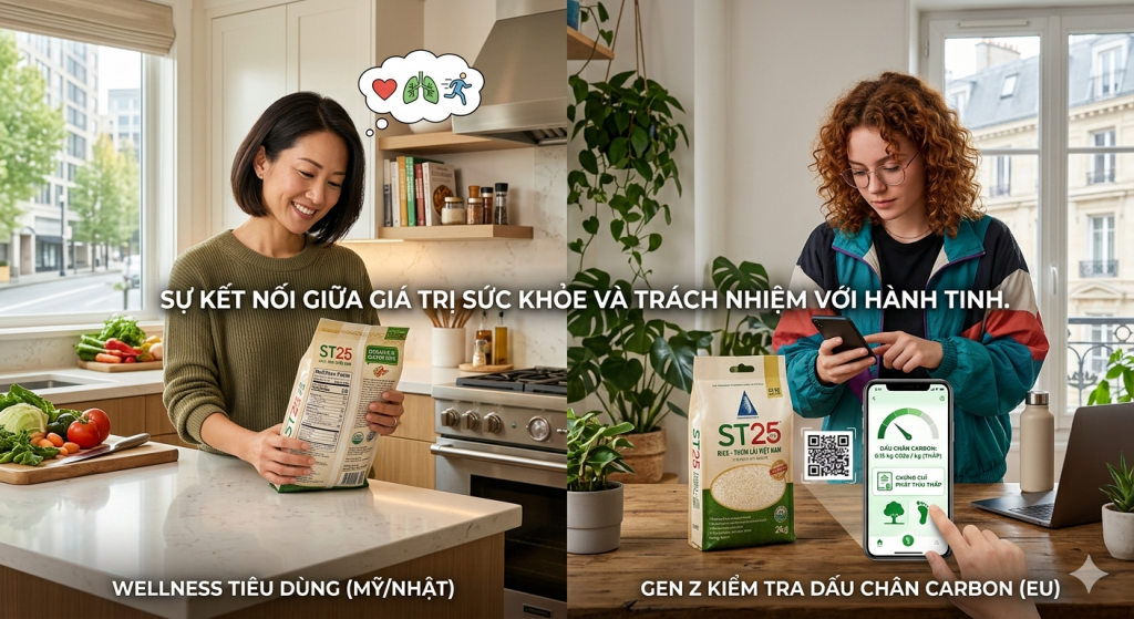 Chân dung người dùng hiện đại ảnh hưởng trực tiếp đến hoạt động xuất khẩu gạo năm 2026,