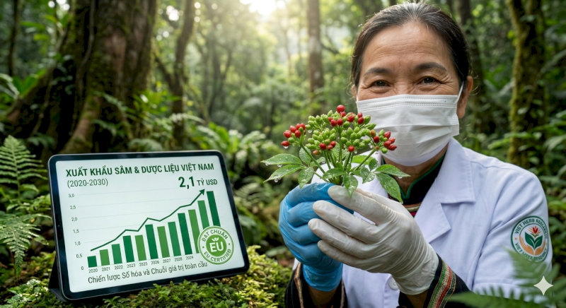  Lộ trình xuất khẩu dược liệu 2030: Khai phá “kho báu xanh”