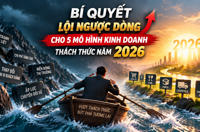 Bí quyết lội ngược dòng cho 5 mô hình kinh doanh thách thức năm 2026