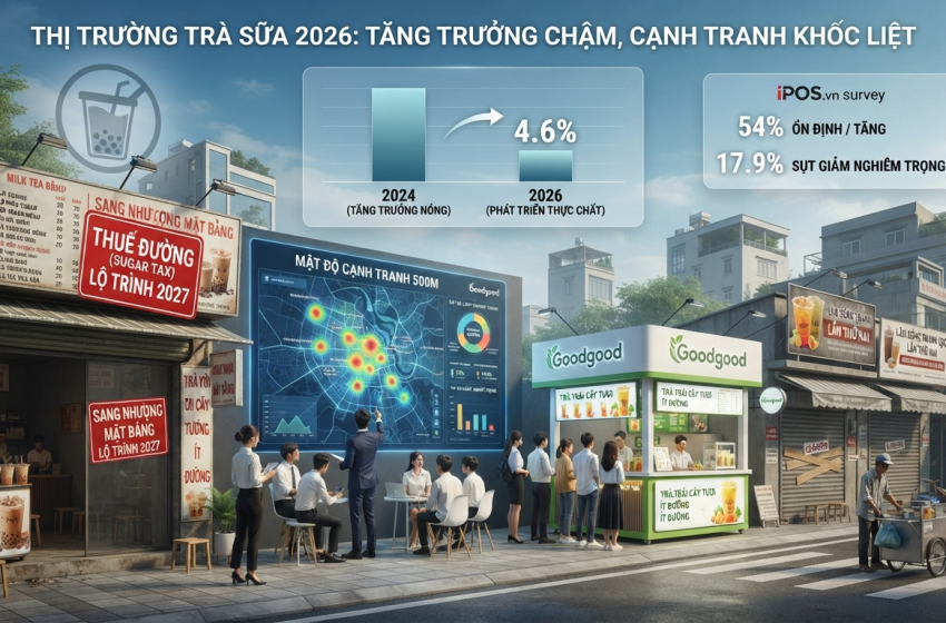  Bức tranh thị trường kinh doanh trà sữa 2026: 6 nguyên tắc kinh doanh thành công