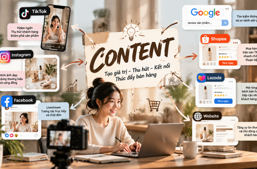  Content có đang trở thành một phần chủ đạo của kênh bán hàng thay vì chỉ là một phần trong Marketing?